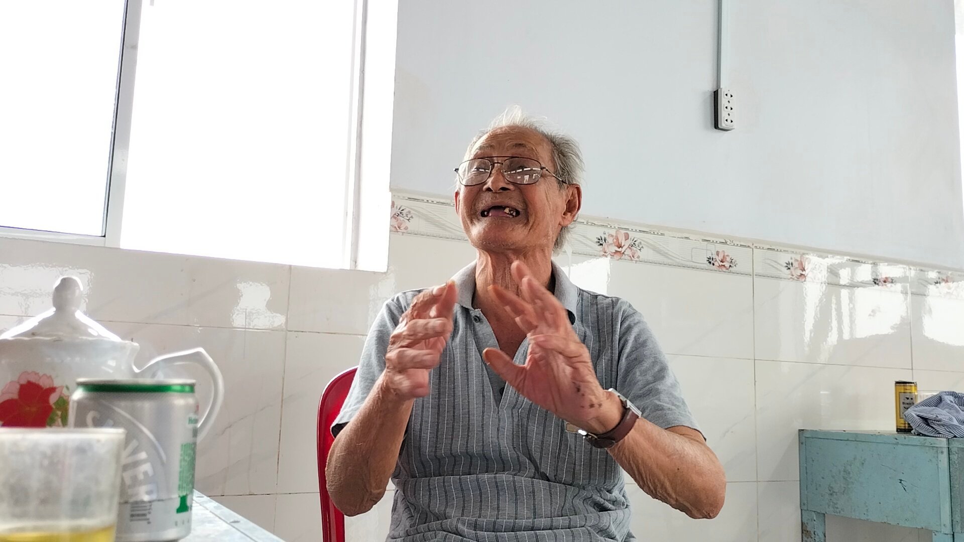 Bộ xương cá Ông quý hiếm, lớn nhất miền Tây ở Cái Cùng, Bạc Liêu - Ảnh 1.