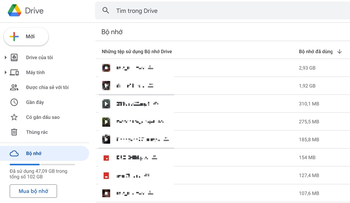 Cách xử lý khi Google Drive sắp hết dung lượng - Ảnh 2.