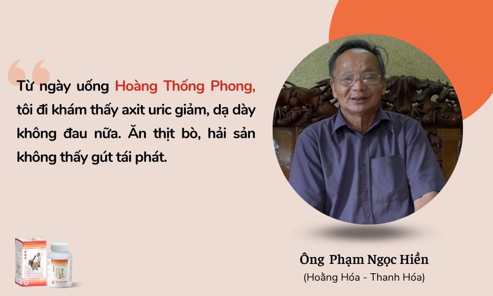 Hoàng Thống Phong - Xu hướng mới cải thiện điều trị bệnh gút - Ảnh 4.
