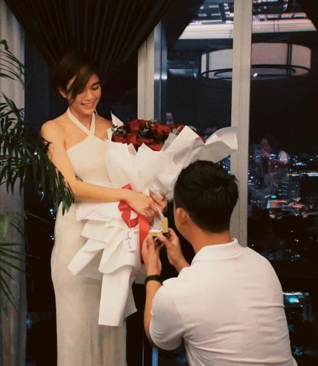 Á hậu Mâu Thủy lần đầu công khai diện mạo chồng tương lai vì lý do bất ngờ - Ảnh 2.