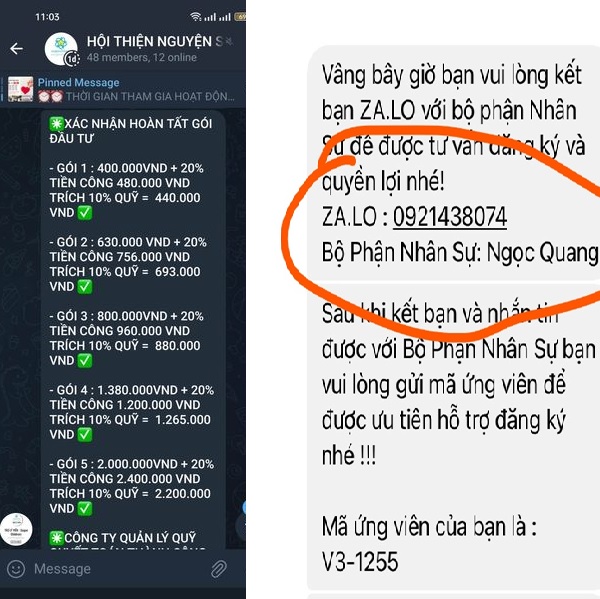 Cảnh báo giả mạo tổ chức từ thiện để lừa đảo - Ảnh 1.