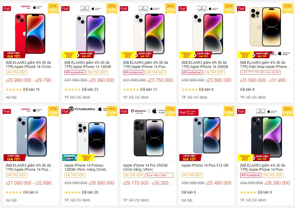 iPhone 14 và loạt thiết bị Apple giảm giá mạnh cuối tháng 3 - Ảnh 1.