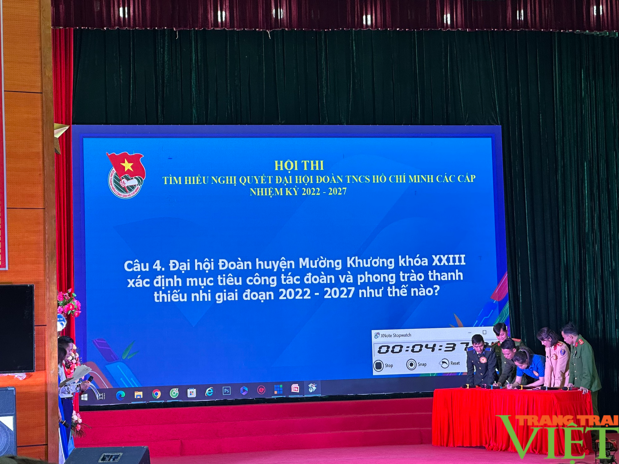Huyện biên giới Lào Cai: Hội thi tìm hiểu Nghị quyết Đại hội Đoàn TNCS Hồ Chí Minh các cấp - Ảnh 2. Huyện biên giới Lào Cai: Hội thi tìm hiểu Nghị quyết Đại hội Đoàn TNCS Hồ Chí Minh các cấp - Ảnh 2.