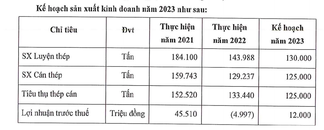 Cạnh tranh gay gắt về thị phần và giá bán, Thép Vicasa lên kế hoạch dè dặt năm 2023 - Ảnh 1. Cạnh tranh gay gắt về thị phần và giá bán, Thép Vicasa lên kế hoạch dè dặt năm 2023 - Ảnh 1.