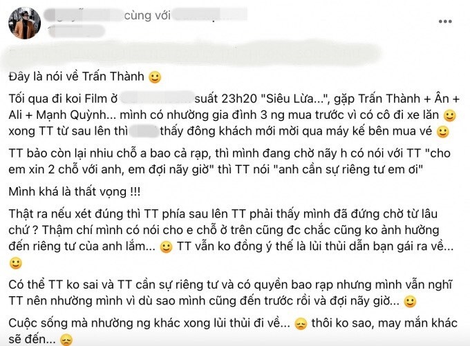 Những lần Trấn Thành bị khán giả phản ứng vì phát ngôn gây tranh cãi - Ảnh 1.