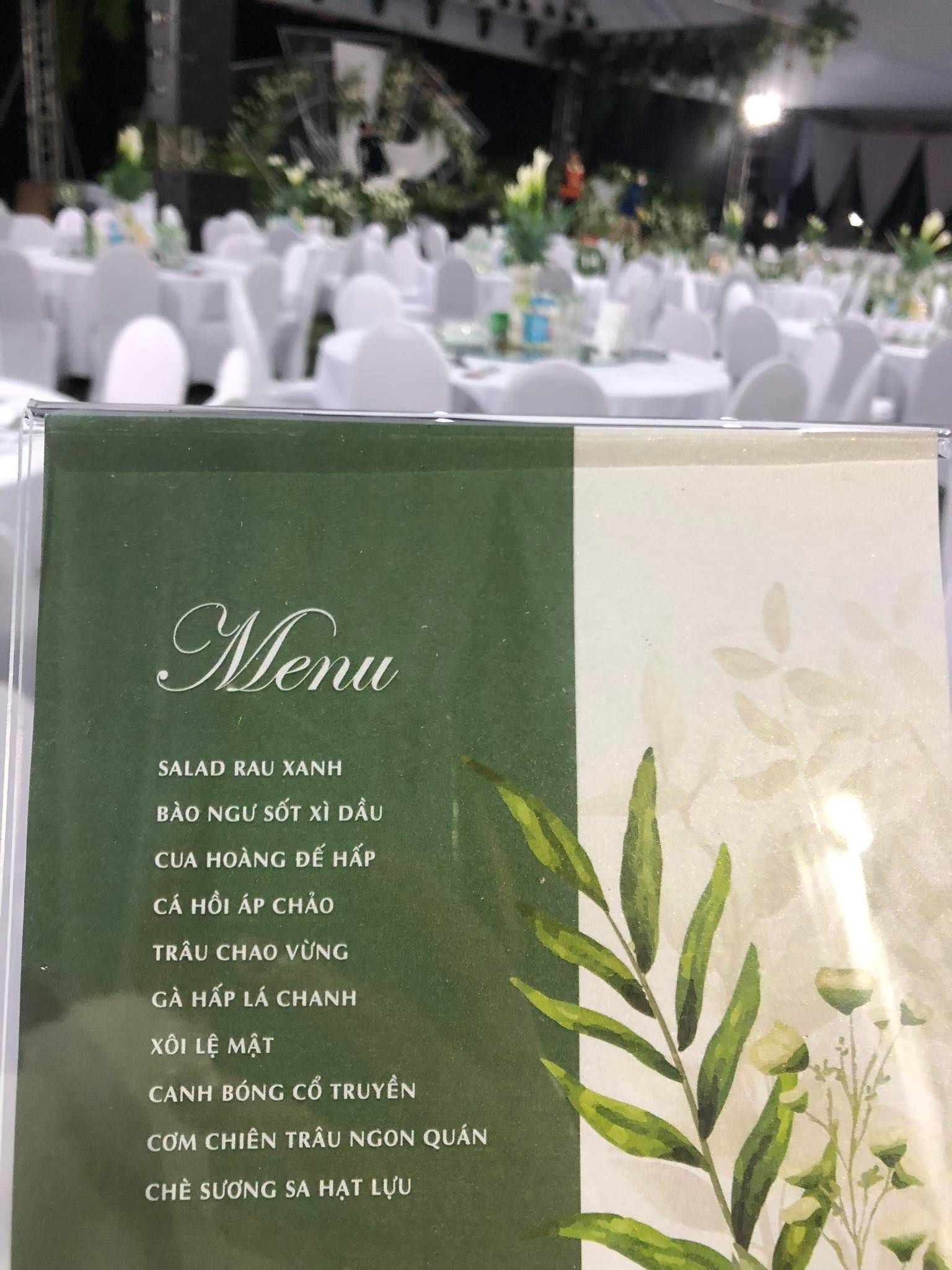 Tiết lộ giá tiền &quot;khủng&quot; tiệc cưới toàn bào ngư Hàn Quốc, cua Hoàng Đế Alaska ở Bắc Ninh - Ảnh 4.