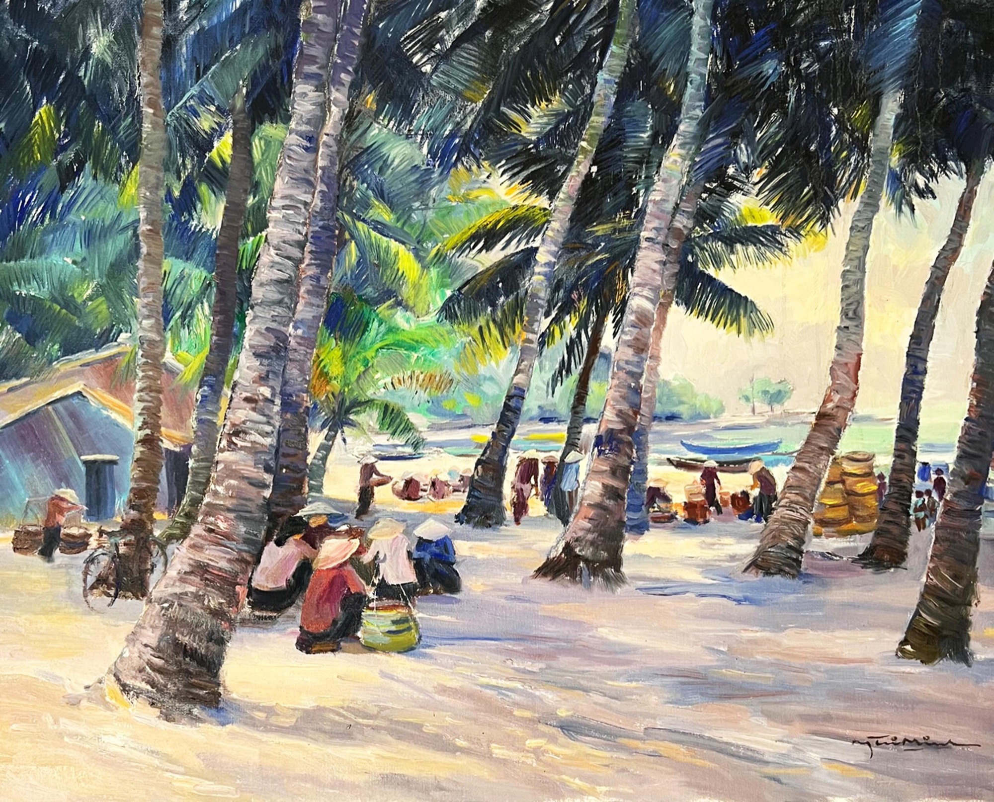 Nửa thế kỷ, tranh của Nguyễn Trí Minh mới về tại Sài Gòn - Ảnh 5.