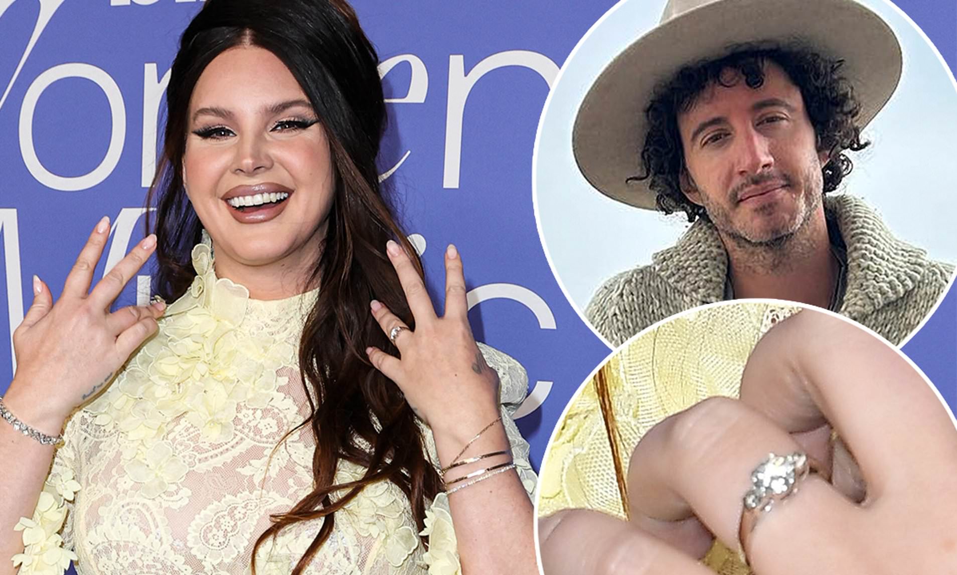 Nữ ca sĩ Lana Del Rey đính hôn với bạn trai - Ảnh 2.