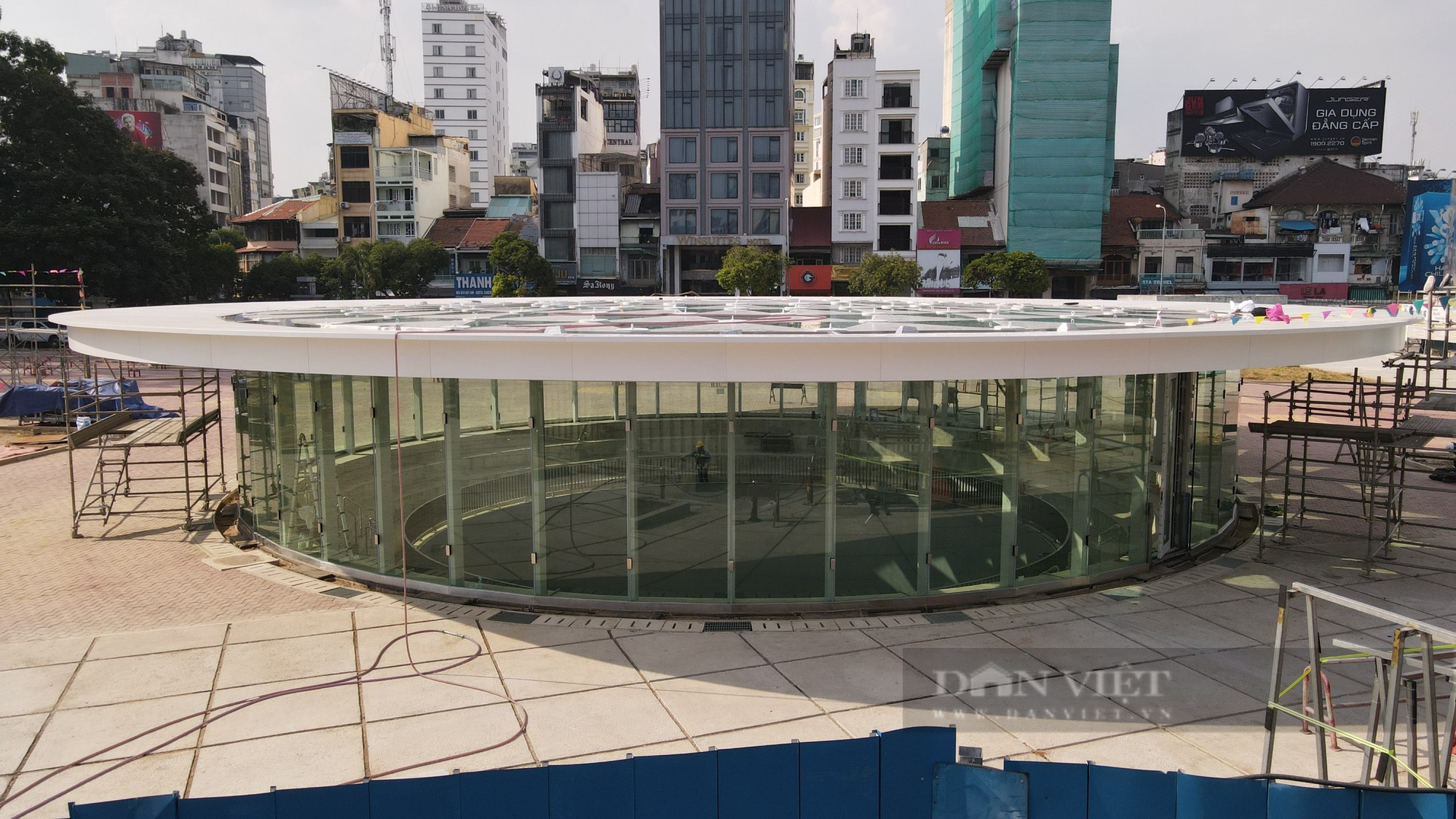 Công trình giếng trời khổng lồ tại ga ngầm lớn nhất của tuyến Metro số 1 - Ảnh 3.