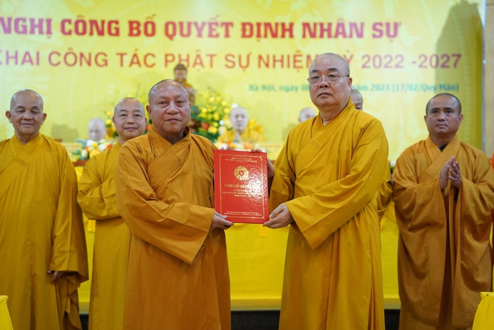 Sư Thích Trúc Thái Minh – chùa Ba Vàng được bổ nhiệm chức vụ mới ở Giáo hội Phật giáo Việt Nam - Ảnh 1.