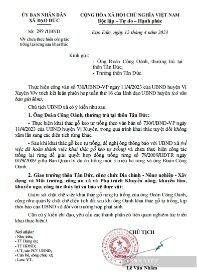 Nghịch lý trồng rừng ở Hà Giang: UBND huyện Vị Xuyên đồng ý cho người dân khai thác rừng keo tự trồng - Ảnh 2.