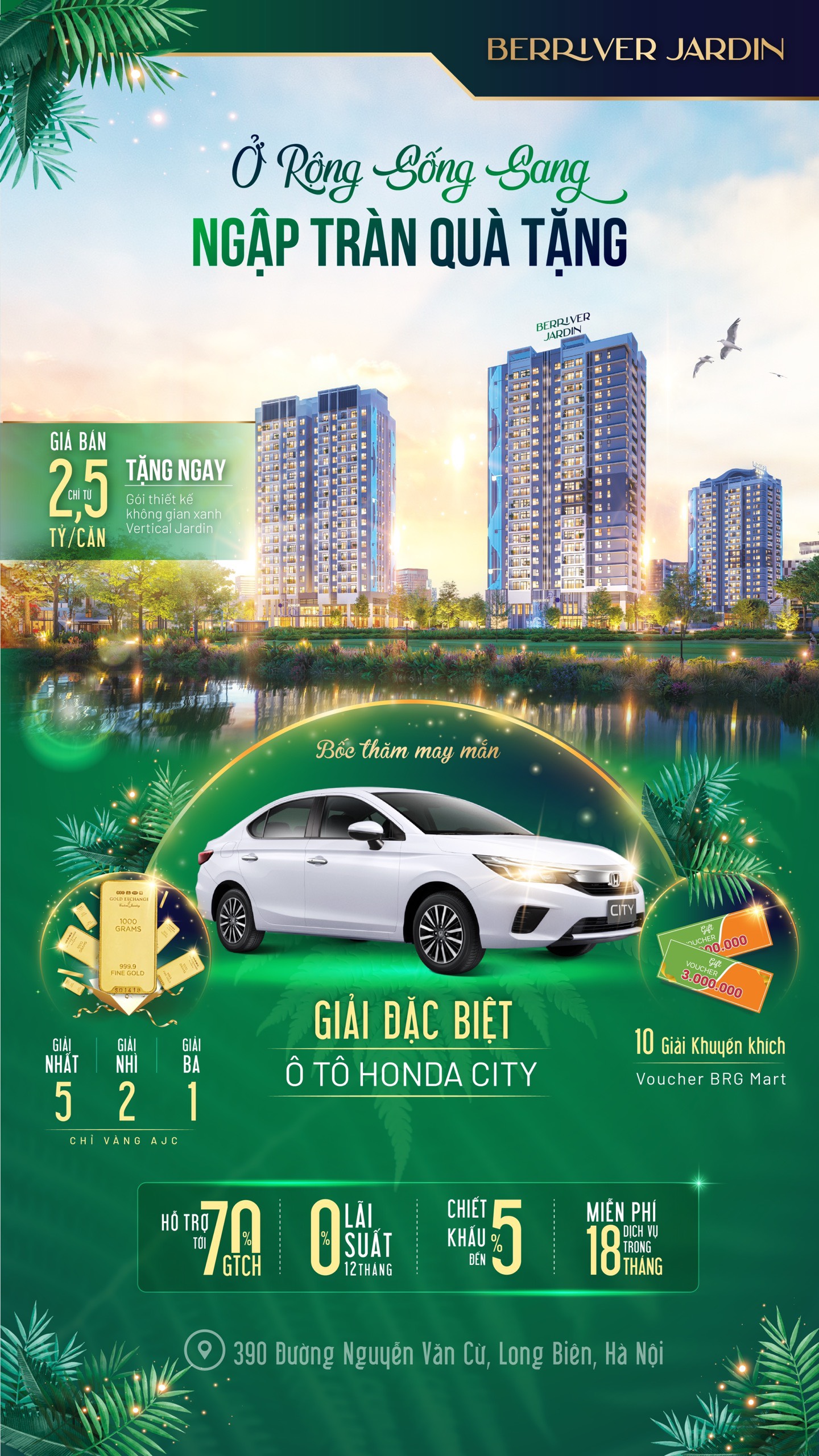 Ở rộng sống sang, ngập tràn quà tặng dành cho chủ nhân căn hộ tại BerRiver Jardin - Ảnh 1.