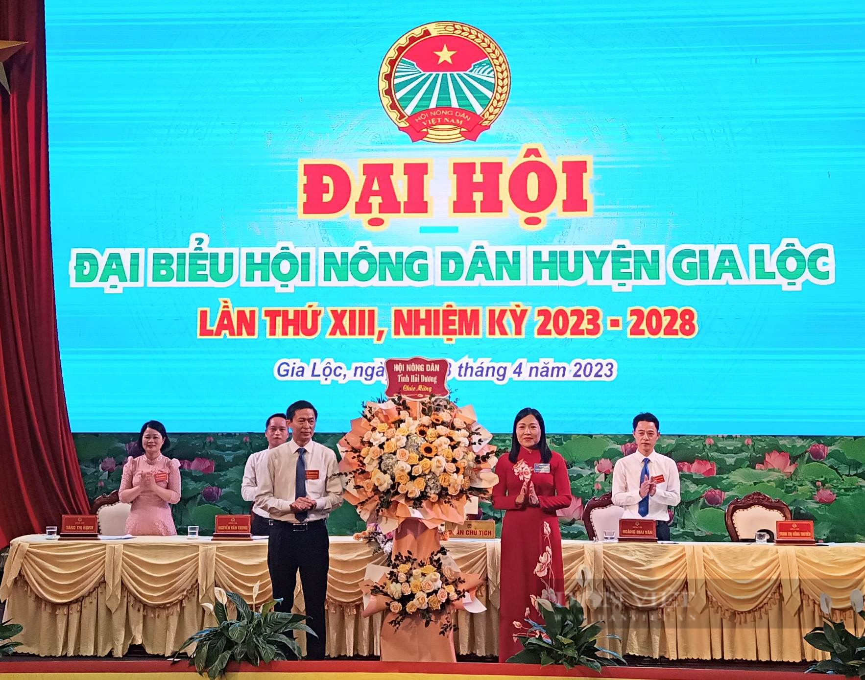 Hải Dương: Hội Nông dân Gia Lộc tổ chức thành công Đại hội điểm cấp huyện - Ảnh 6.