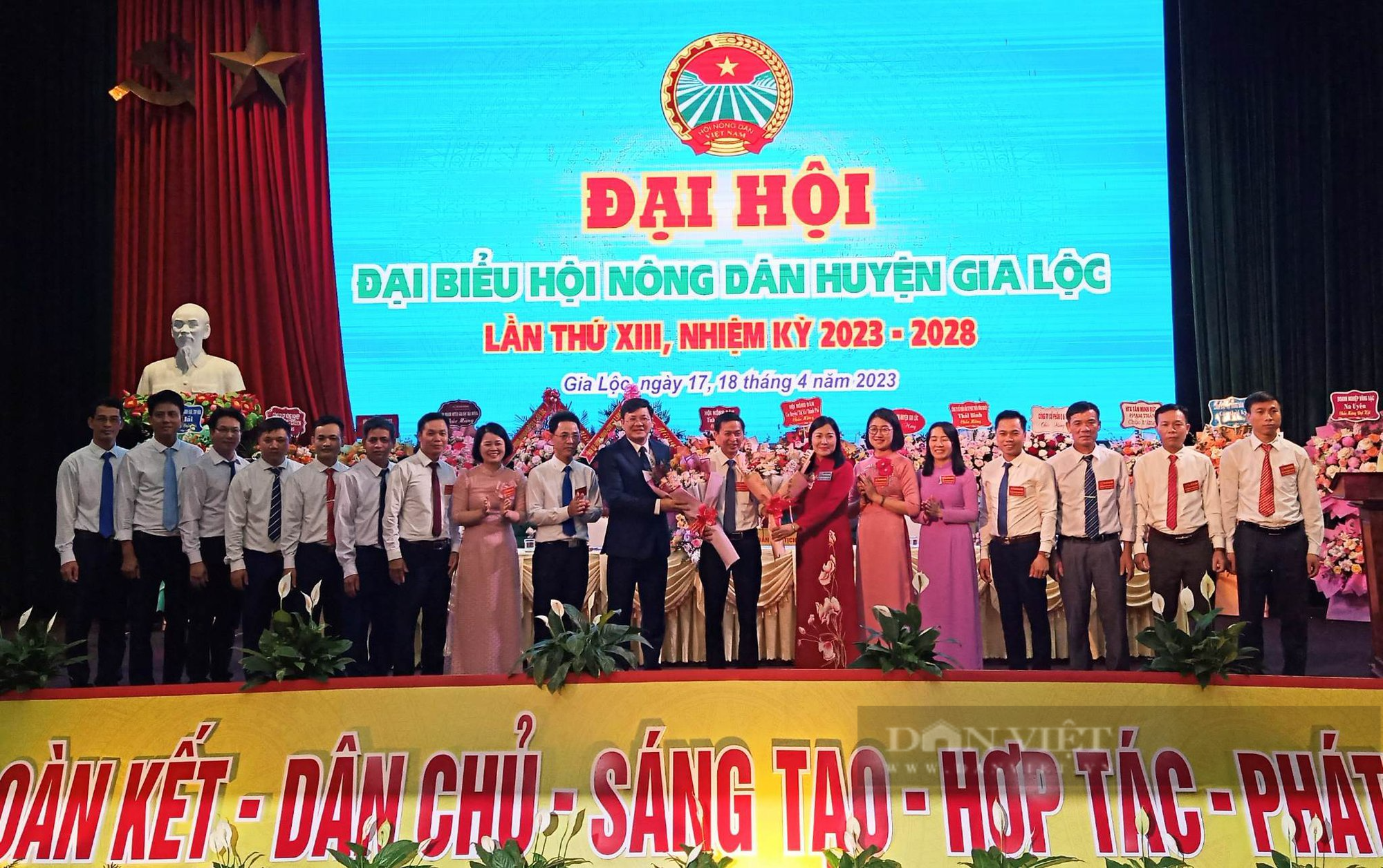 Hải Dương: Hội Nông dân Gia Lộc tổ chức thành công Đại hội điểm cấp huyện - Ảnh 11.