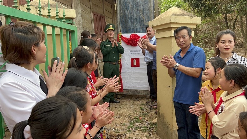 Chương trình “Nước sạch cho em” đồng hành cùng ký túc xá biên cương - Ảnh 1.