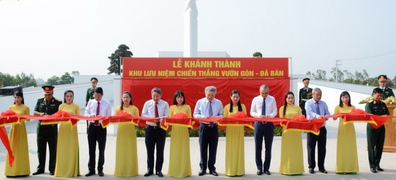 Khánh thành khu lưu niệm chiến thắng Vườn Gòn - Đá Bàn với diện tích trên 1 ha - Ảnh 1. Khánh thành khu lưu niệm chiến thắng Vườn Gòn - Đá Bàn với diện tích trên 1 ha - Ảnh 1.