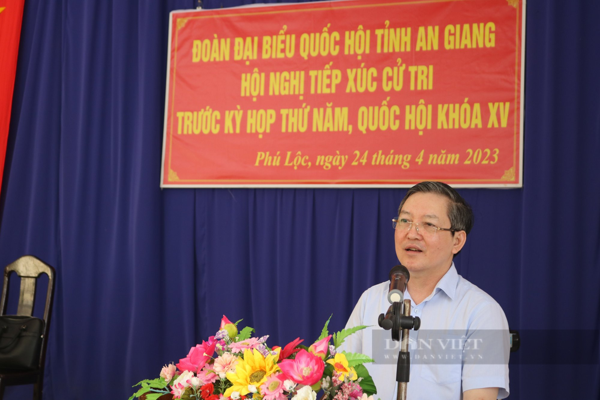 Đoàn đại biểu Quốc hội tỉnh An Giang tiếp xúc cử tri trước kỳ họp thứ năm tại TX.Tân Châu - Ảnh 7.