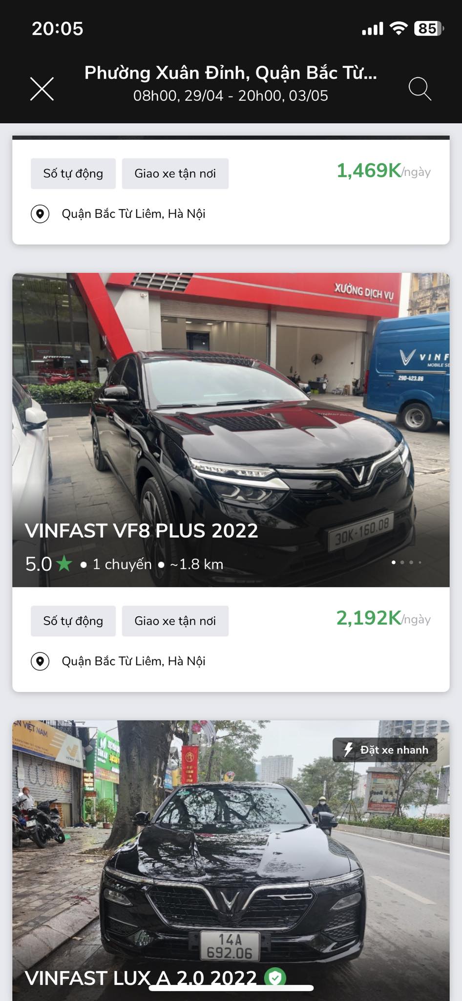 Thuê xe tự lái dịp 30/4 cháy hàng, mức phí thuê cao bất ngờ - Ảnh 2.