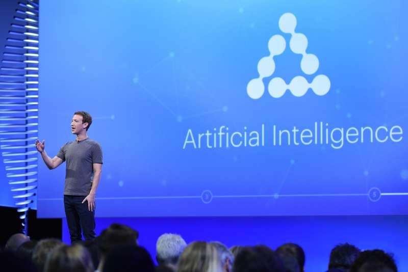 Mark Zuckerberg đã trở nên ám ảnh với AI đến nỗi một công ty nghiên cứu ở Phố Wall nói đùa rằng Facebook sẽ đổi tên thành MetAI. Ảnh: @AFP.