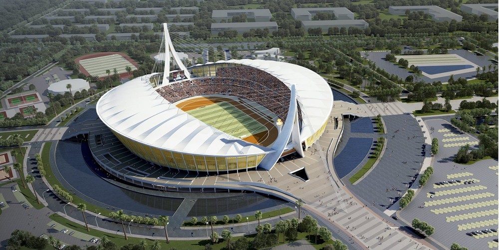 Khám phá &quot;thuyền buồm&quot; Morodok Techo, sân khấu chính của SEA Games 32 - Ảnh 1.