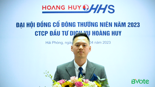 Bvote hợp tác cùng HHS tổ chức  thành công Đại hội cổ đông 2023 - Ảnh 1.