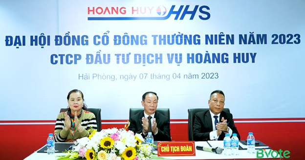 Bvote hợp tác cùng HHS tổ chức  thành công Đại hội cổ đông 2023 - Ảnh 4.
