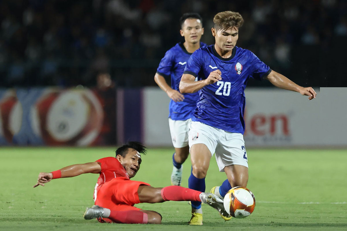 Đá hỏng phạt đền, U22 Campuchia thua tiếc nuối trước U22 Indonesia, chia tay SEA Games 32 - Ảnh 2.
