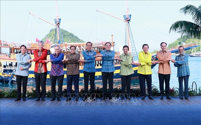 Hội nghị Cấp cao ASEAN: Thủ tướng Phạm Minh Chính dự, phát biểu tại phiên họp hẹp - Ảnh 1.