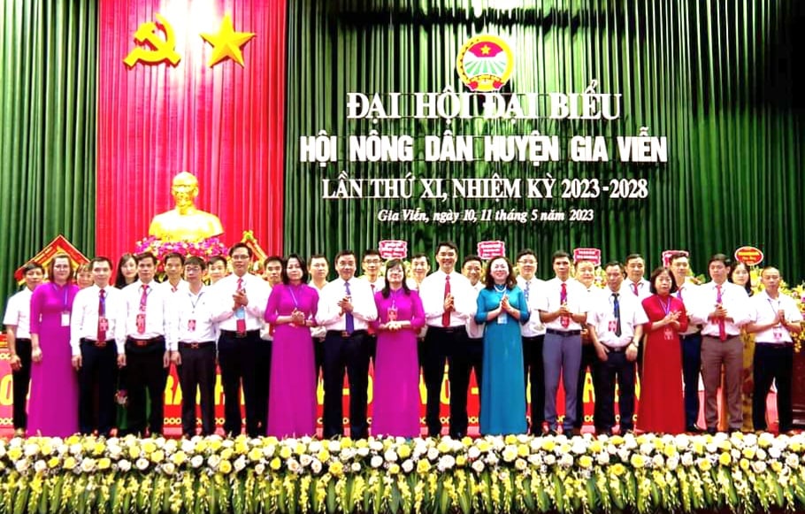 Đại hội đại biểu Hội Nông dân huyện Gia Viễn, bà Phạm Thị Thu Hiền tái đắc cử Chủ tịch - Ảnh 5.