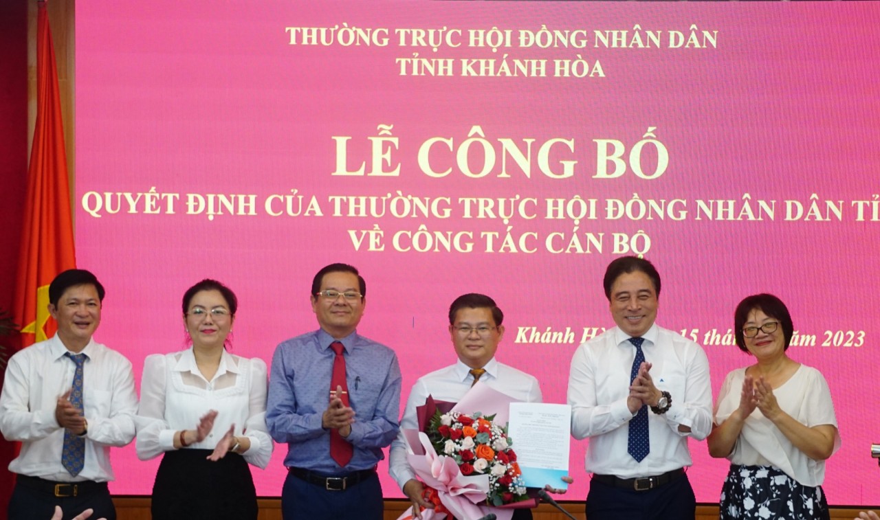 Bổ nhiệm nhiều cán bộ ở Khánh Hòa - Ảnh 1. Bổ nhiệm nhiều cán bộ ở Khánh Hòa - Ảnh 1.