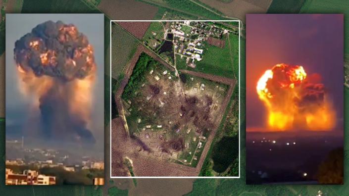 Chiến sự Nga-Ukraine mới nhất: Rợn người hình ảnh Nga tấn công khu vực cất giữ vũ khí của Ukraine như 'ngày tận thế' - Ảnh 1.