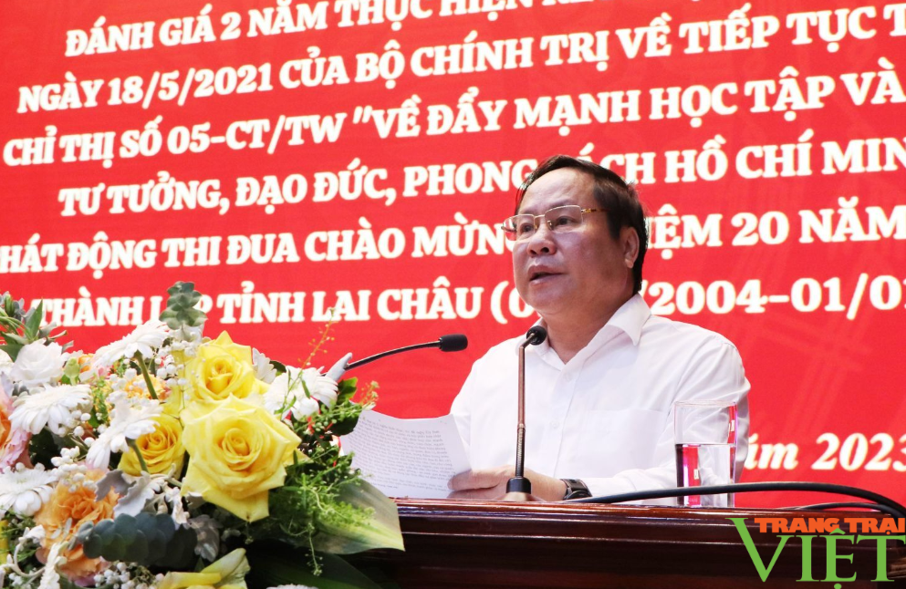 Lai Châu: Phát động thi đua chào mừng kỷ niệm 20 năm chia tách, thành lập tỉnh - Ảnh 3. Lai Châu: Phát động thi đua chào mừng kỷ niệm 20 năm chia tách, thành lập tỉnh - Ảnh 3.