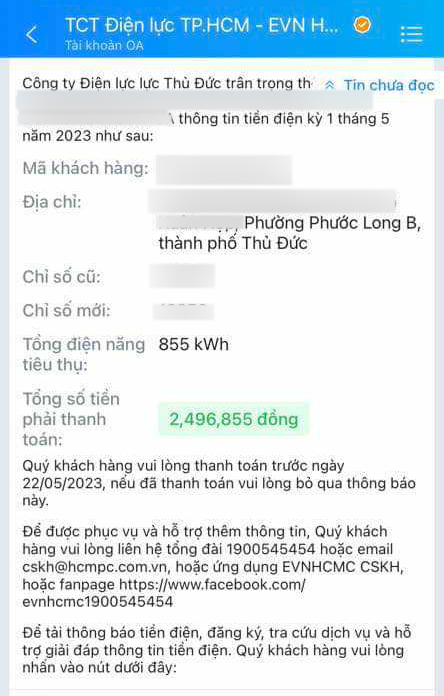 Nhiều người phát hoảng khi nhận được hóa đơn tiền điện cao gấp nhiều lần - Ảnh 1.