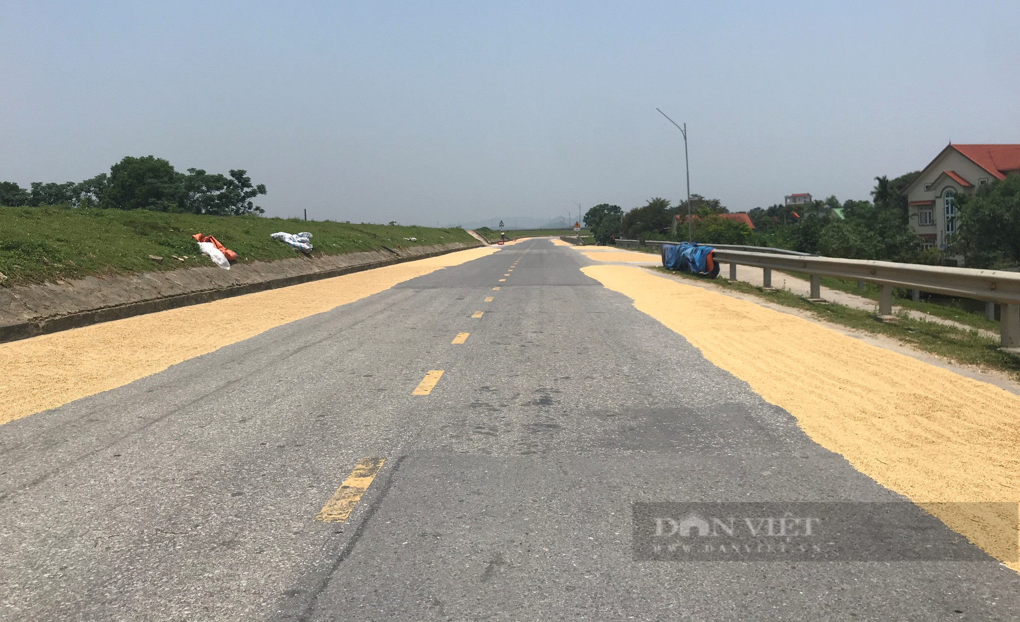 Đánh cược với tính mạng, nông dân ra quốc lộ phơi nông sản giữa dòng phương tiện lao vun vút - Ảnh 5.