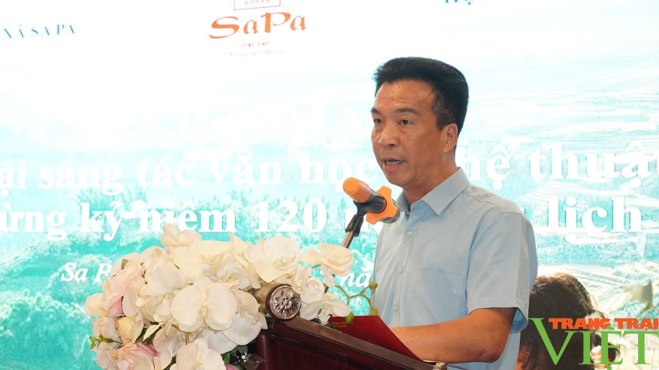Khai mạc trại sáng tác Văn học và Nghệ thuật hướng tới kỷ niệm 120 năm du lịch Sa Pa - Ảnh 2. Khai mạc trại sáng tác Văn học và Nghệ thuật hướng tới kỷ niệm 120 năm du lịch Sa Pa - Ảnh 2.