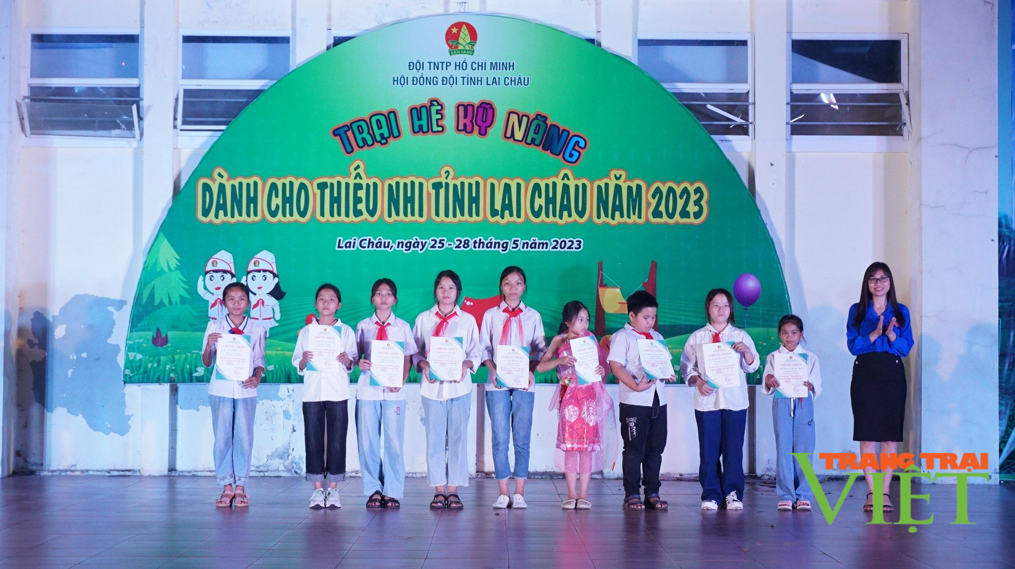 Lai Châu: 80 trại sinh tham gia Trại hè kỹ năng dành cho thiếu nhi - Ảnh 2. Lai Châu: 80 trại sinh tham gia Trại hè kỹ năng dành cho thiếu nhi - Ảnh 2.