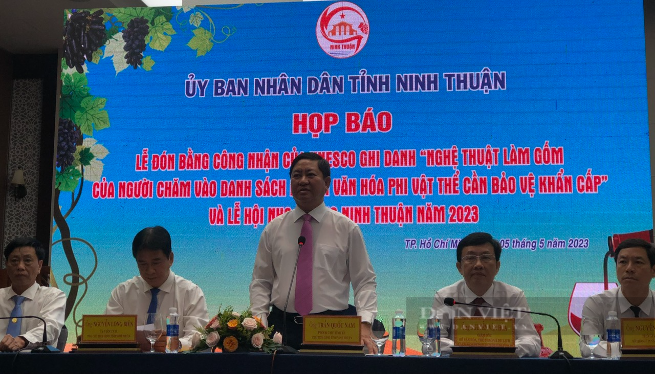 Nhiều chương trình độc đáo xuất hiện ở Lễ hội Nho và Vang Ninh Thuận năm 2023 - Ảnh 1.
