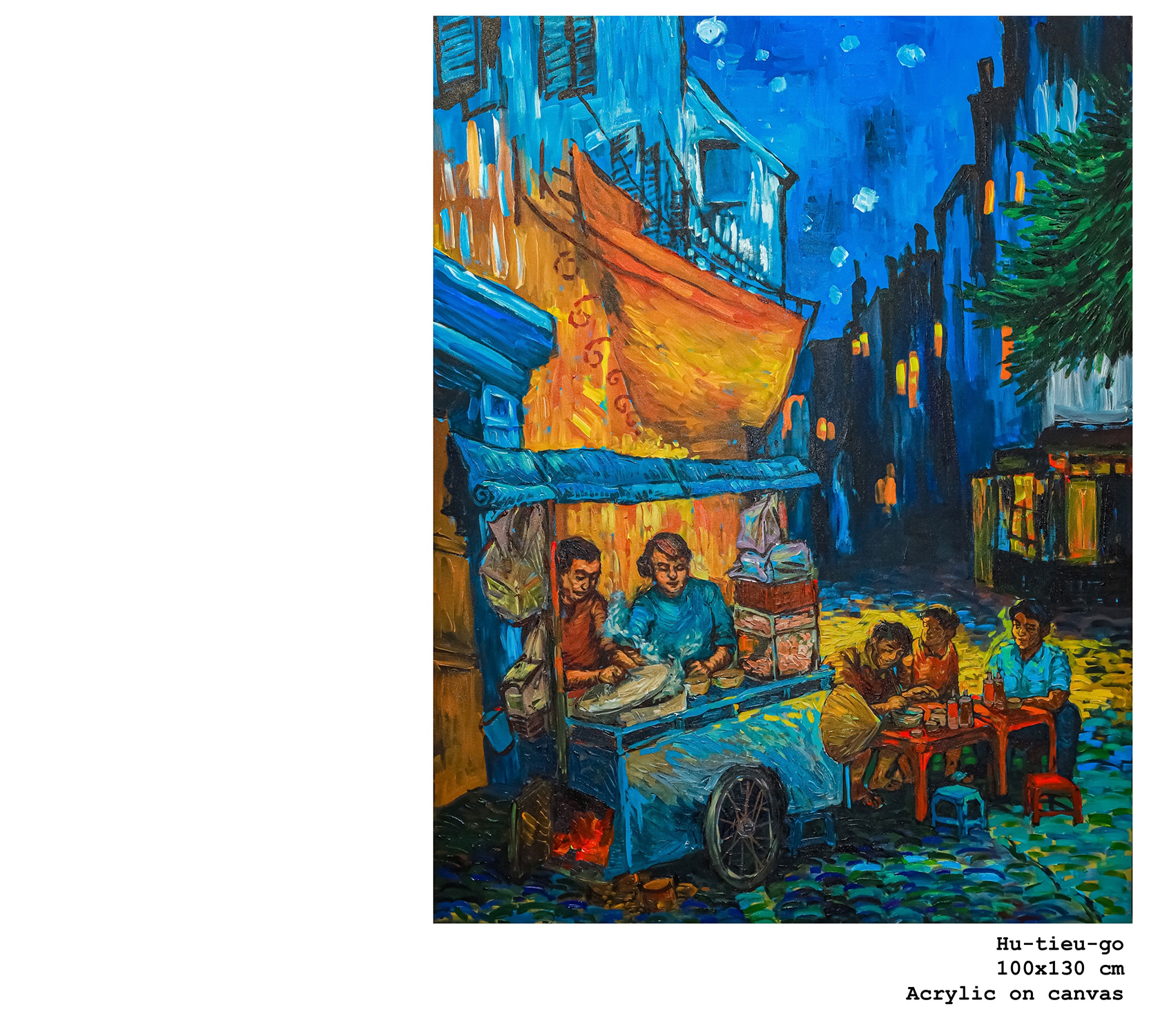 Van Gogh ở Sài Gòn, &quot;trò chuyện&quot; cùng họa sĩ Việt - Ảnh 1.