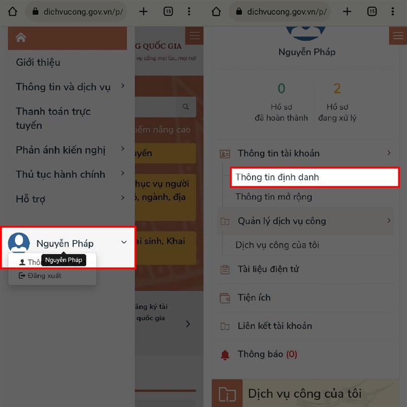 Cách cập nhật số CCCD trên Cổng Dịch vụ Công Quốc gia đơn giản, nhanh chóng - Ảnh 2.