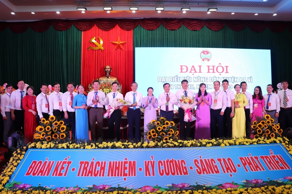 Đại hội Hội Nông dân huyện Ba Vì:  - Ảnh 4.