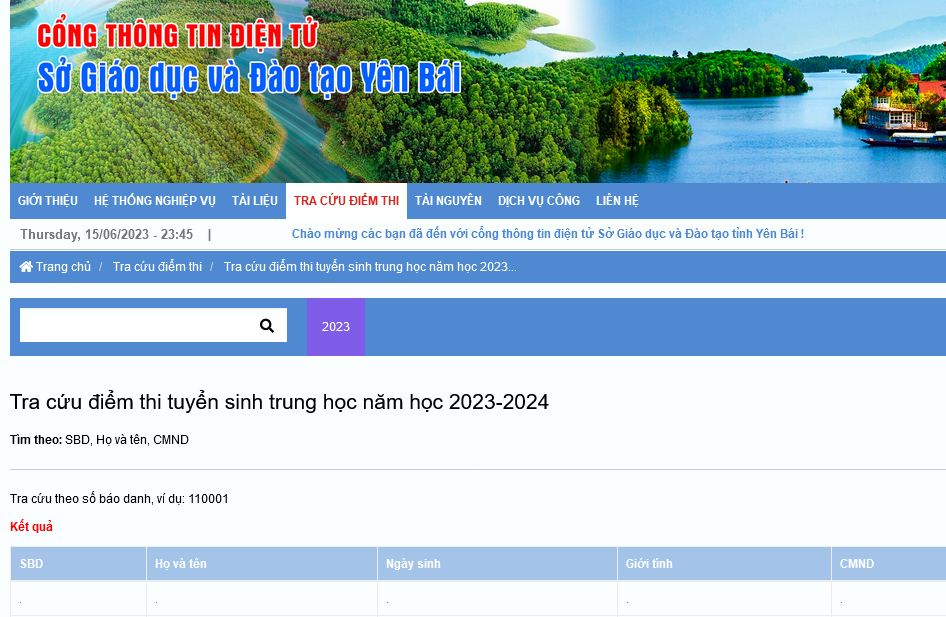 Chi tiết cách tra cứu điểm thi tuyển sinh lớp 10 năm 2023 của các tỉnh, thành mới công bố - Ảnh 3.