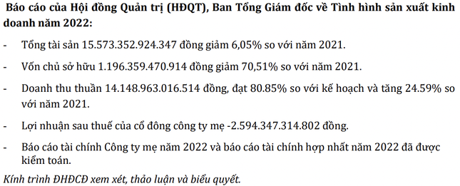 Mức lỗ của Tập đoàn Hòa Bình tăng hơn 2 lần sau kiểm toán - Ảnh 1.