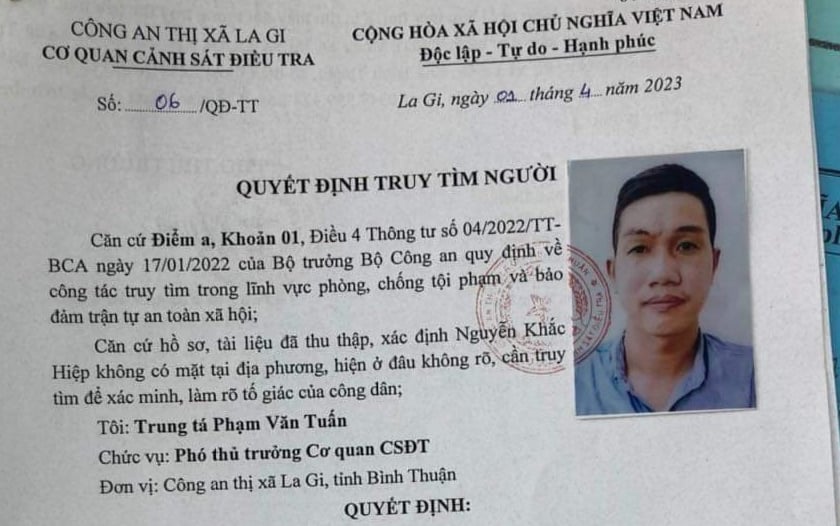 Một cựu nhân viên ngân hàng có dấu hiệu chiếm đoạt hàng chục tỷ đồng của nhiều người rồi bỏ trốn - Ảnh 1.