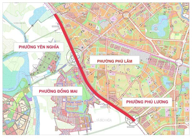 Tiến độ giải phóng mặt bằng dự án đường Vành đai 4 tại quận Hà Đông - Ảnh 1.