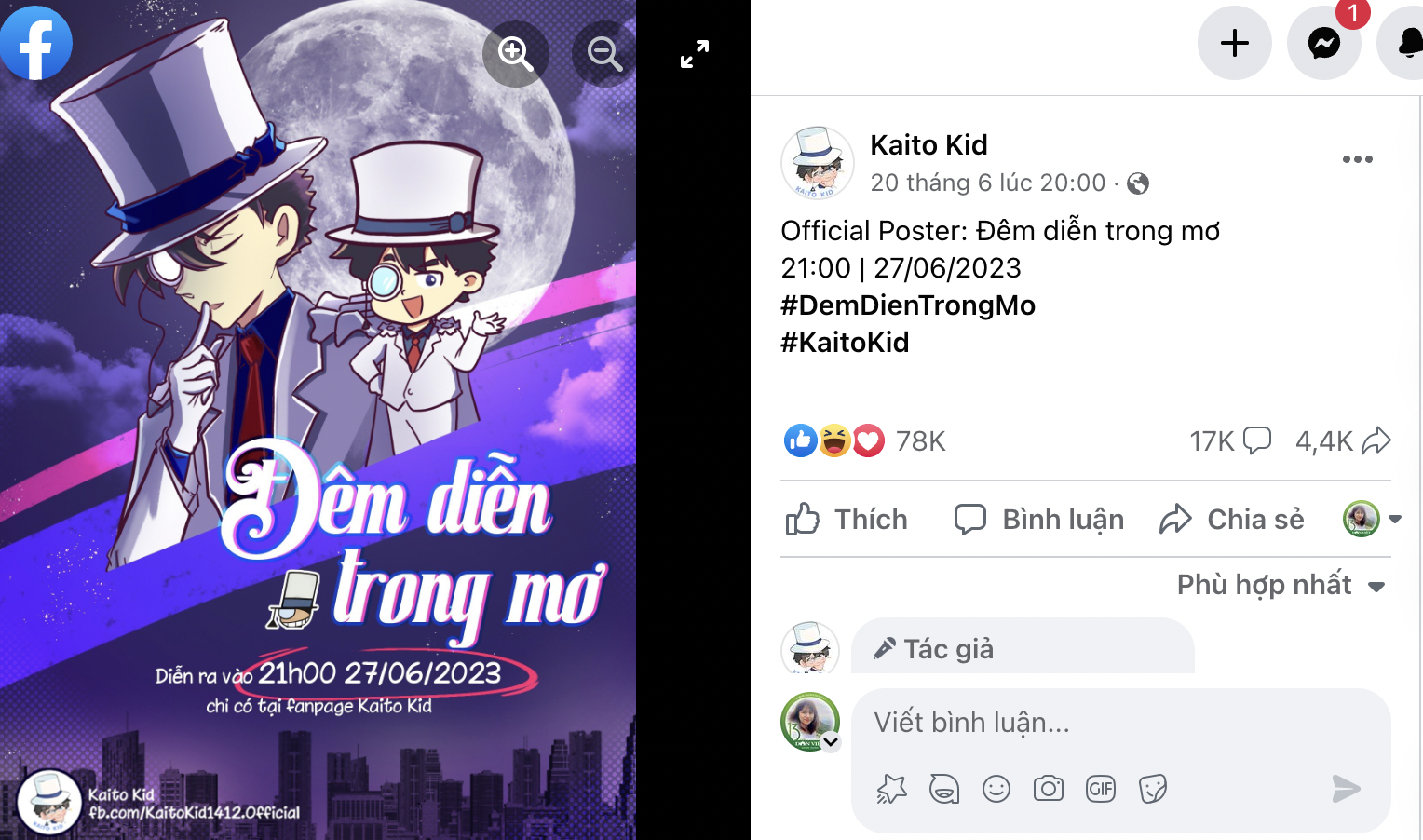 &quot;Kaito Kid&quot; gây xôn xao dự đoán trúng đề thi môn Văn tốt nghiệp 3 năm trước bất ngờ xuất hiện  - Ảnh 1.