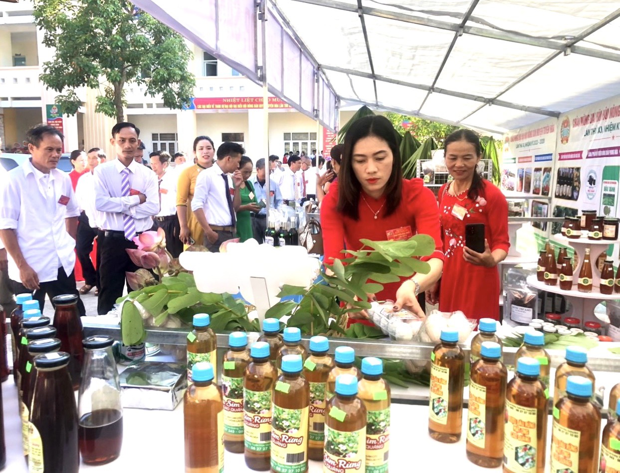 Đại hội Hội Nông dân huyện Tuyên Hóa: Ông Trương Tư Thoan tái đắc cử Chủ tịch - Ảnh 5.
