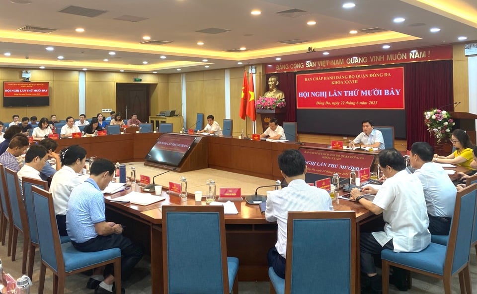 6 tháng đầu năm 2023, thu ngân sách quận Đống Đa đạt hơn 8.600 tỷ đồng - Ảnh 1.