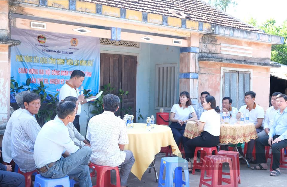 Quảng Nam: Mô hình “Vườn cây nông dân” chào mừng Đại hội Công đoàn Viên chức tỉnh nhiệm kỳ 2023-2028 - Ảnh 1.
