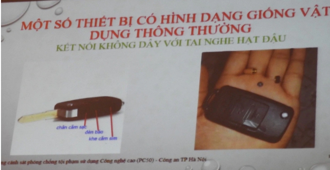 Thiết bị gian lận thi: Chìa khóa ô tô, thẻ ATM &quot;thì thầm cũng nghe được&quot; - Ảnh 4.