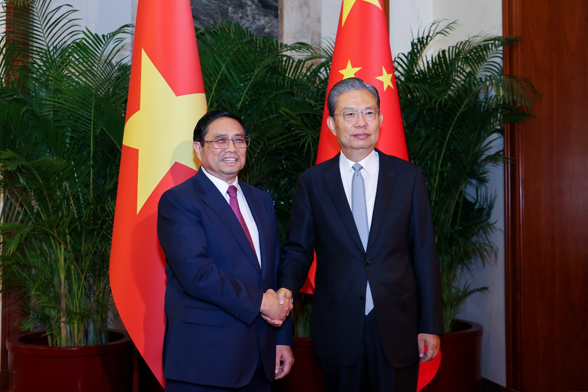 Thủ tướng Phạm Minh Chính hội kiến Tổng Bí thư, Chủ tịch Trung Quốc Tập Cận Bình - Ảnh 3.